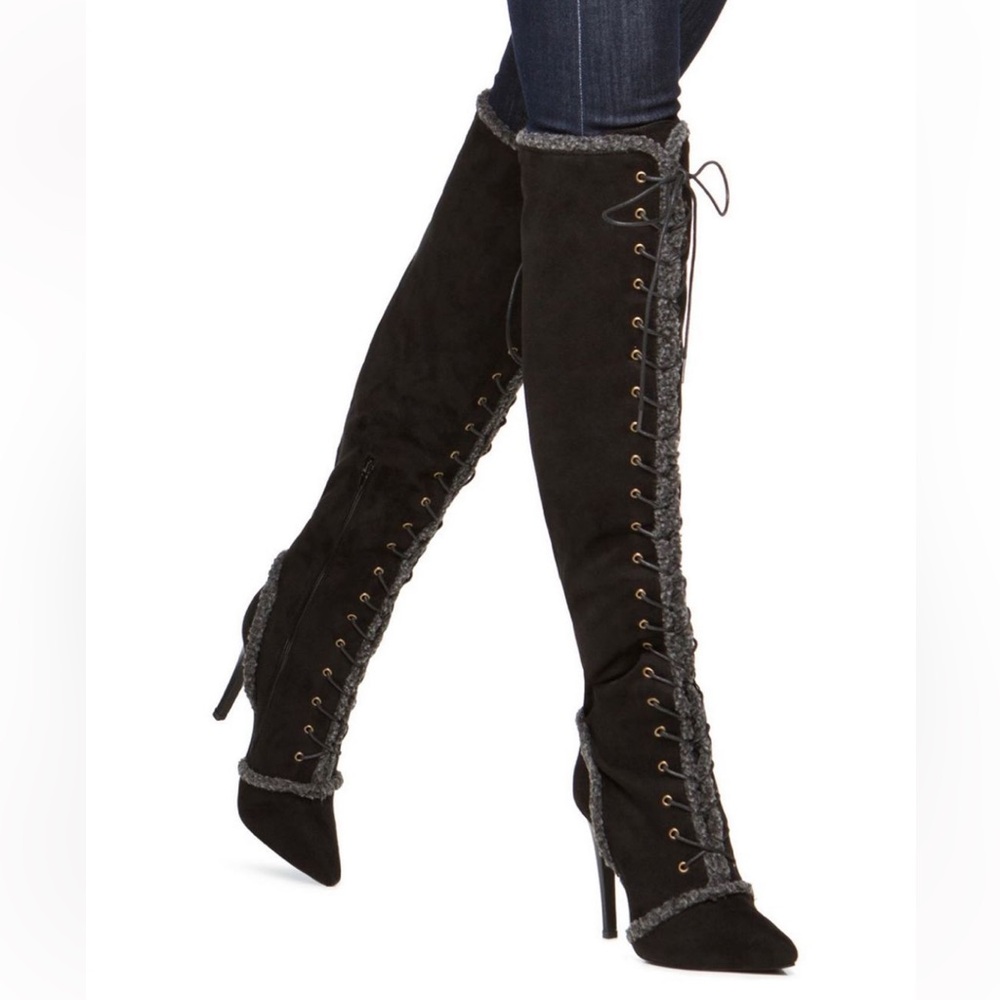 Over-The-Knee Heeled Boots